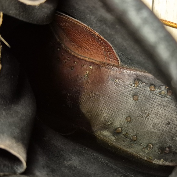 1950s British Military WW2 Era Leather Itshide Commando Sz 8 Mens Boots VTG RARE main image 8